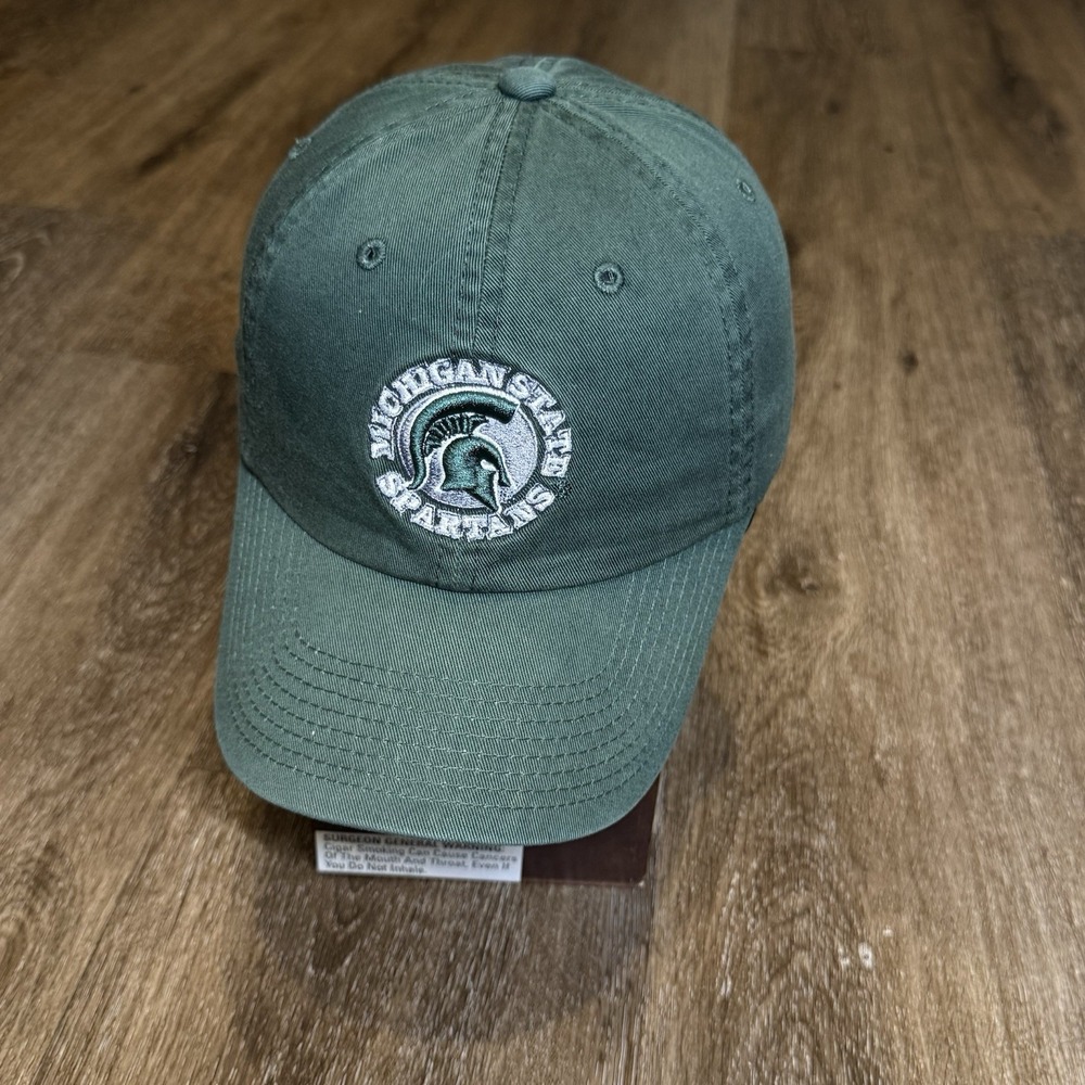 Starter Michigan State Spartans Hat Green Low Profile Dad Cap Cotton NCAA‎